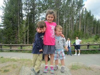 The kids after our Upper Falls hike. (Entry 15)