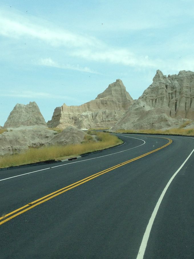 On the Badlands drive